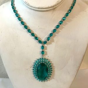 Blue Topaz  Necklace